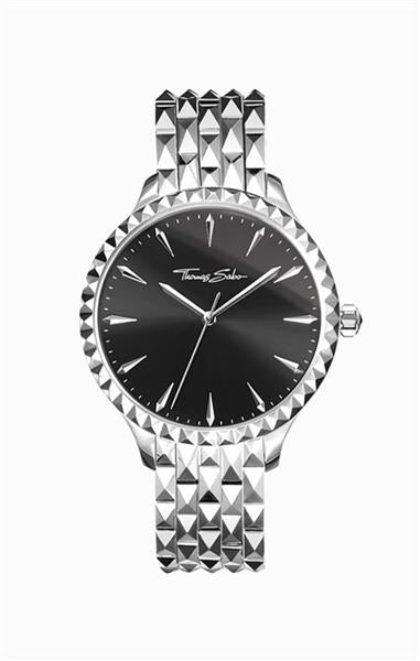 Thomas Sabo Damenuhr WA0319-201-203-38 edler Stahl silber UVP: 398,-€ NEU 15058