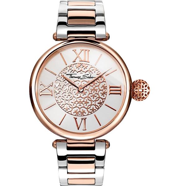 Thomas Sabo Damenuhr WA0257-277-201 edler Stahl silber roségold UVP:298,-€ 15062