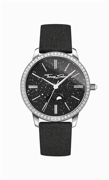 Thomas Sabo Damenuhr WA0327-209-203 Nylon schwarz Mondphase UVP:279,-€ 15063