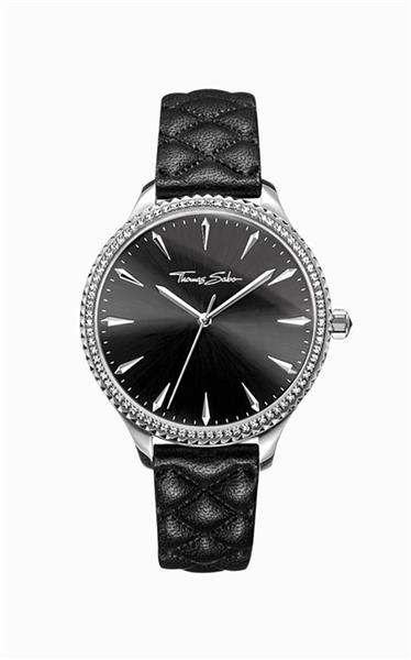 Orig. Thomas Sabo Damenuhr WA0322-221-203 LEDER schwarz Analog UVP:298,-€ 15064