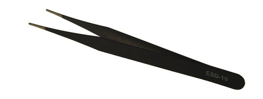 Uhrmacher-Werkzeug   Präzision-Pinzette Stahl schwarz ESD-10 NEU 15117