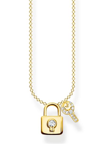 Thomas Sabo KE2122-414-14-L45V Damen Halskette gold  UVP: 179,-€ 15145
