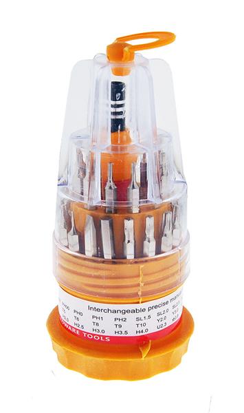 Schraubendreher-Set Uhrwerkzeug 31-teilig Multifunktion Magnetisch NEU 15191