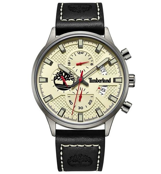 Timberland Herrenuhr TDWGF2181803 LEDER schwarz Datum UVP:189,-€ 15199