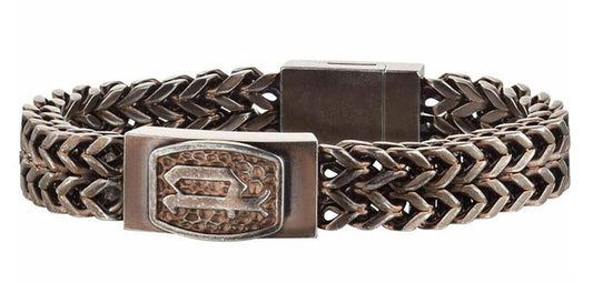 POLICE Armband Herren Edelstahl PJ.25693BSEBR/03-S UVP: 79,-€ NEU 15106