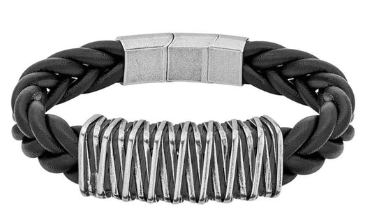 POLICE Armband Herren Leder PEJGB2112312 UVP:89,-€ NEU 15099