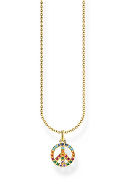 Thomas Sabo Damen Halskette gold, Peace, KE2175-488-7-L45V UVP: 189,-€ 15276
