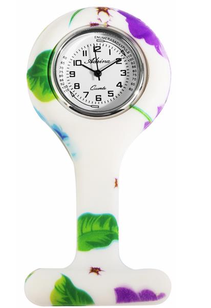 Krankenschwesteruhr Silikon Quarzuhrwerk  NEU 15283