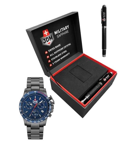 JDM Military Herrenuhr JDM-WG017-03 CHRONO Datum UVP:649,-€ 15314