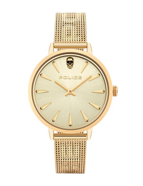 Orig. Police Damenuhr PL16035MSG/22MM edler Stahl gold UVP:149,-€ 15323