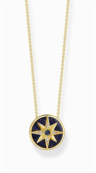 Thomas Sabo Damen Halskette KE2140-963-7 Royalty Stern vergoldet UVP:198,-€ 15325