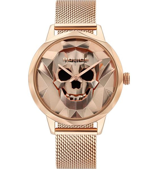 Orig. Police Damenuhr PL.16074MSR/32MM edler Stahl roségold UVP:169,-€ 15333