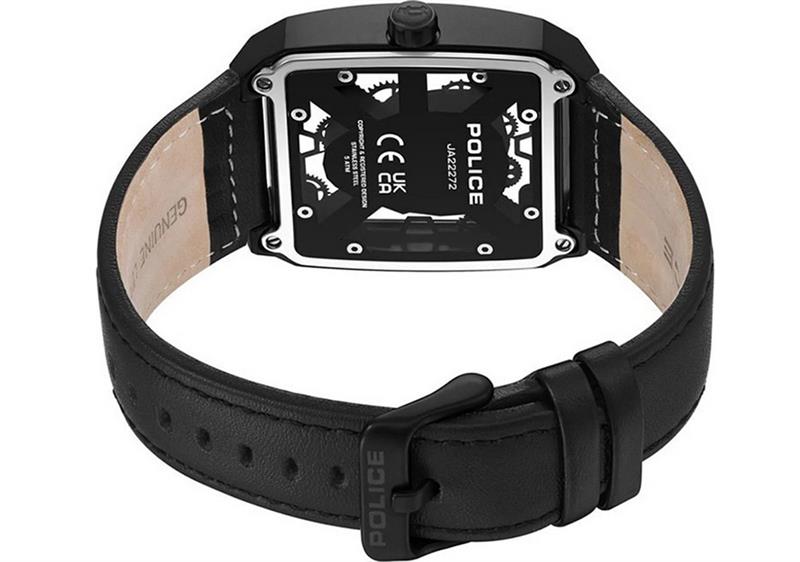Orig. Police Herrenuhr PEWJA2227202 Leder schwarz Analog UVP:199,-€ 15334