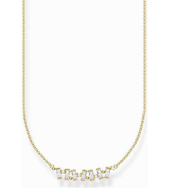 Thomas Sabo KE2095-414-14 Damen Halskette STEINE vergoldet UVP: 179,-€ 15337