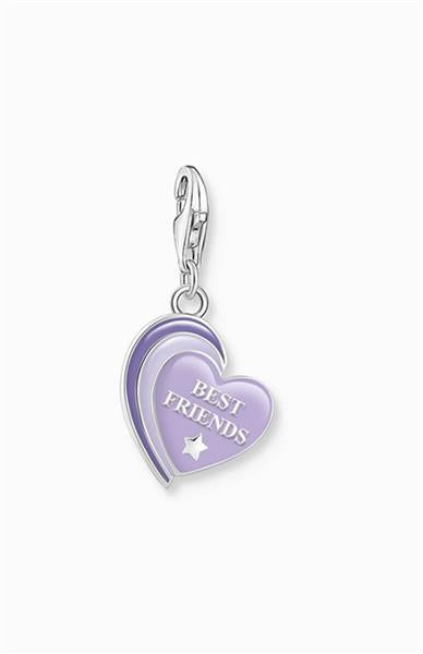 Thomas Sabo 2046-664-13 Charm-Anhänger Herz "Best Freinds" UVP:59,-€ 15346
