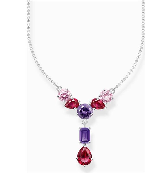 Thomas Sabo KE2195-477-7-L45V Damen Halskette Y-Stil mit Steinen UVP:298,-€ 15362