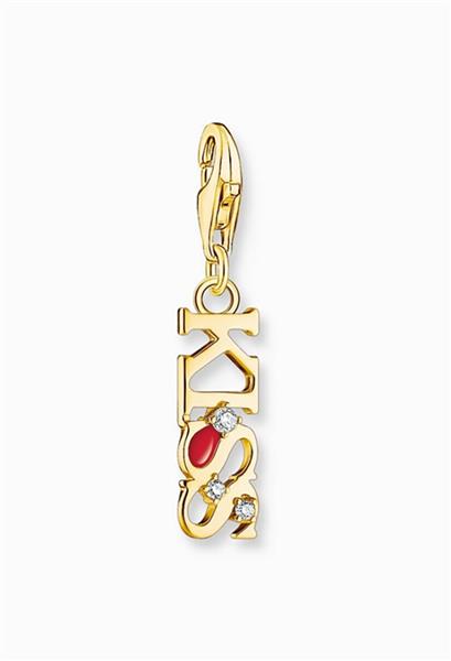 Thomas Sabo 2067-565-10 Damen CHARM Anhänger silber "KISS" UVP:59,-€ 15380