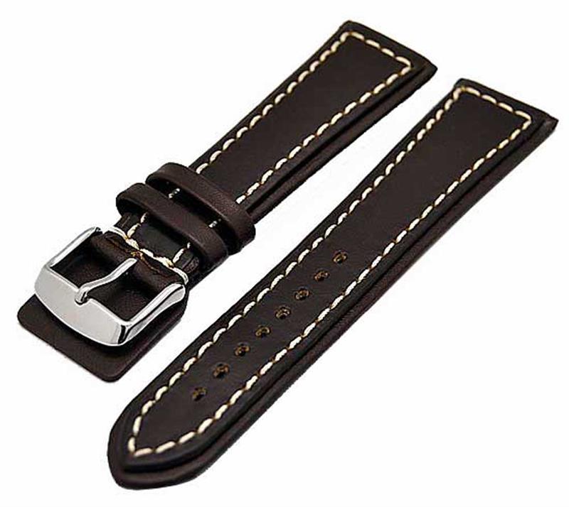 Uhrenarmband Panzer 100% Kalbleder Stegbreite und Farbe wählbar