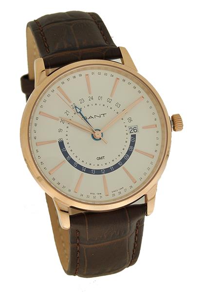 GANT Herrenuhr GT026002 Leder braun Datum Analog UVP:199,-€ 12023