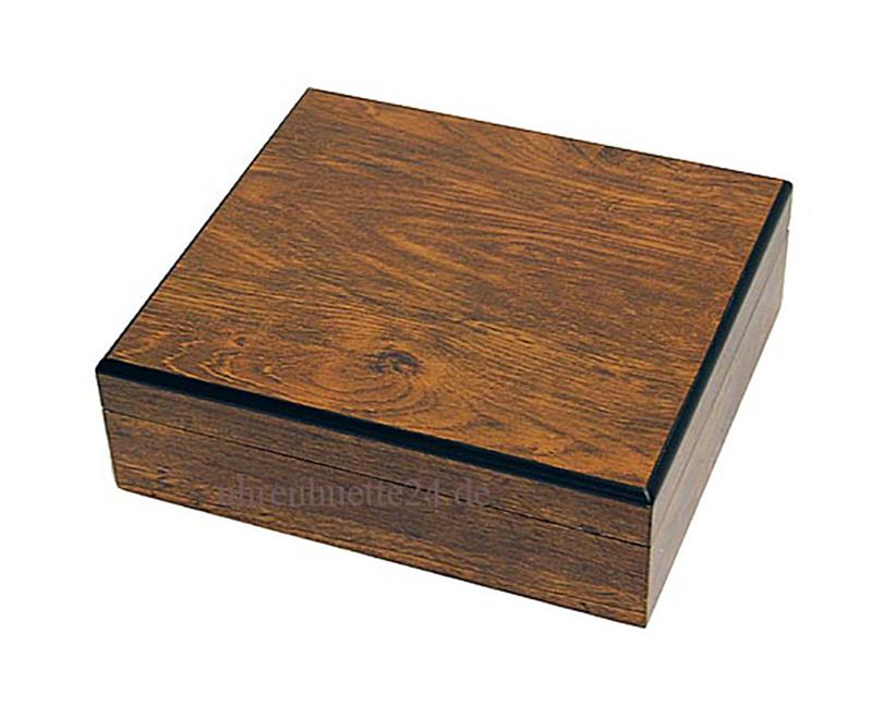 Uhrenbox aus Furnierholz für 8 Uhren braun W-062 für 8 Uhren 14240