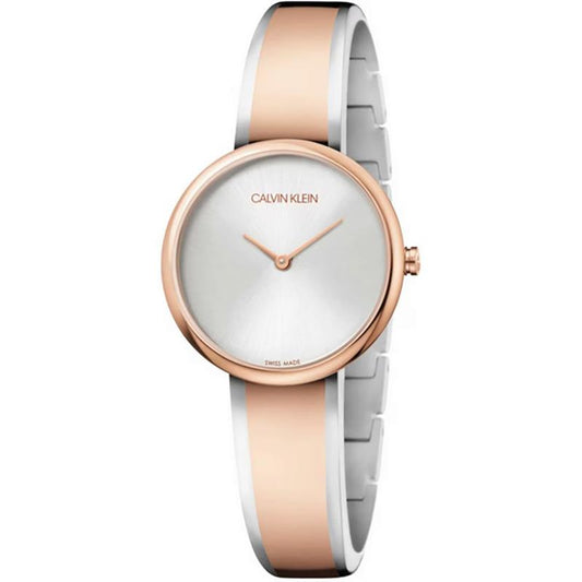 Calvin Klein Damen Armbanduhr K4E2N61X edler Stahl roségold UVP: 309,00€ 14856