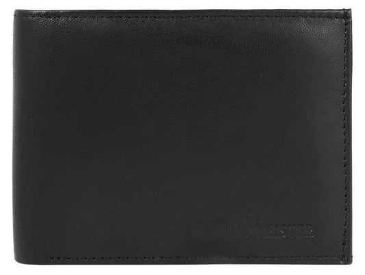 Steinmeister Geldbörse 3000427-001 ECHTLEDER Lamm Schwarz Querformat NEU 14926