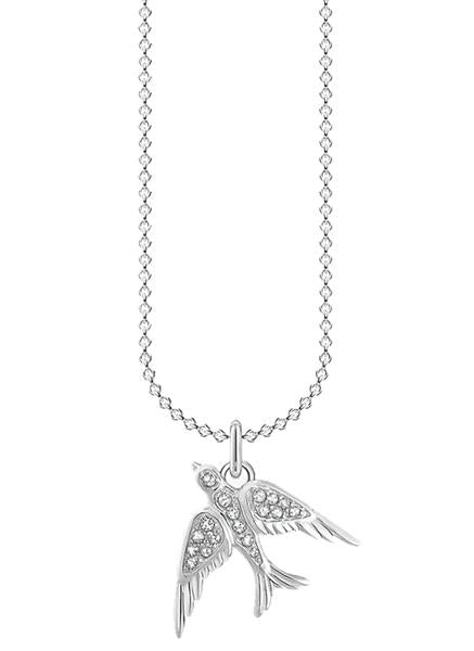 Thomas Sabo DCX0001-725-14 Damen Halskette Sterlingsilber Vogel UVP:89,-€ 15006