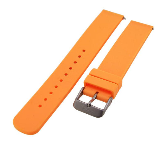 Uhrenarmband S.Oliver Silikonband passend für SO-4065-PQ 18mm Orange 15010