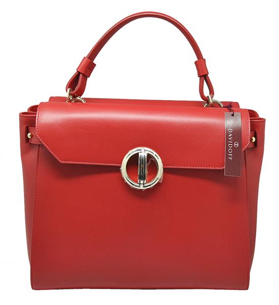 Davidoff Handtasche Damen 22397 Leder rot ICON Collection UVP: 1195,-€ NEU 14866